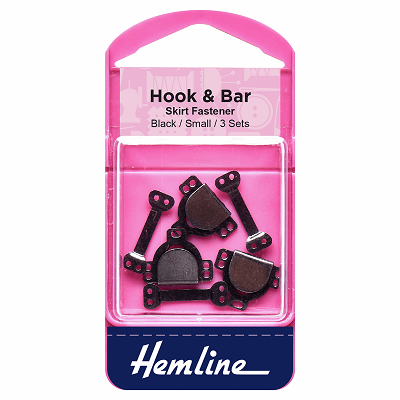 H431.S Hook and Bar: Black - Small.. 